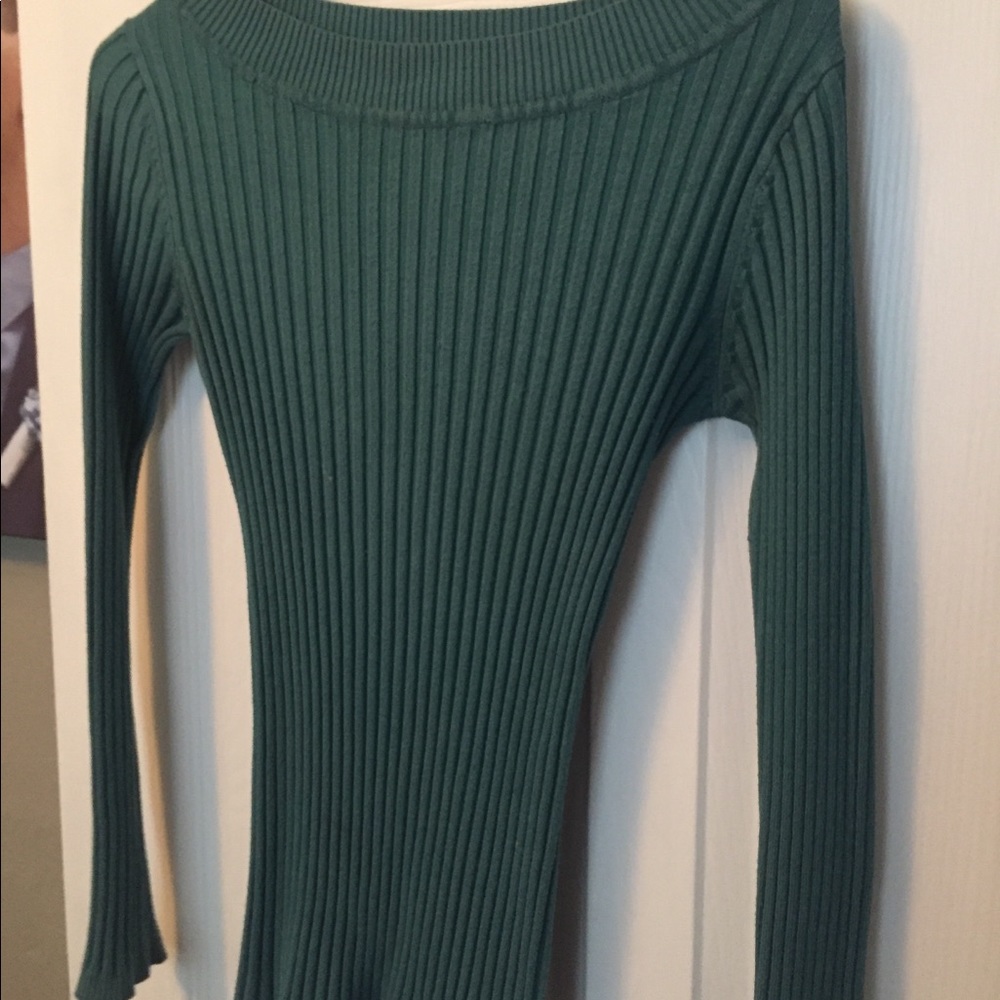 Teal sweater